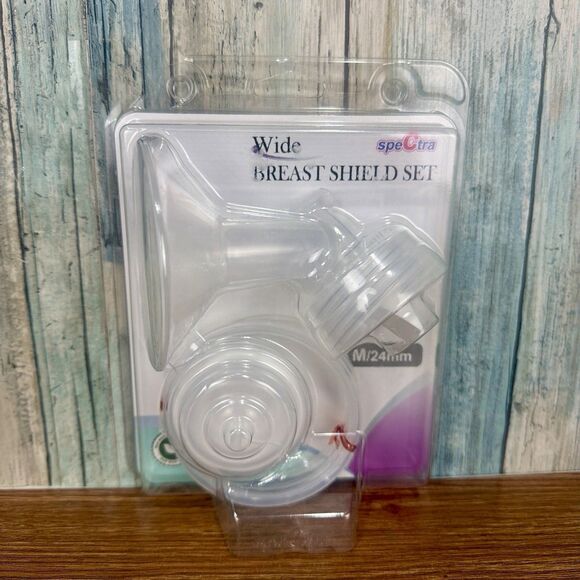 Spectra Other - Spectra Wide Breast Shield Set 24mm Medium Flange Replacement Parts NIB Sealed